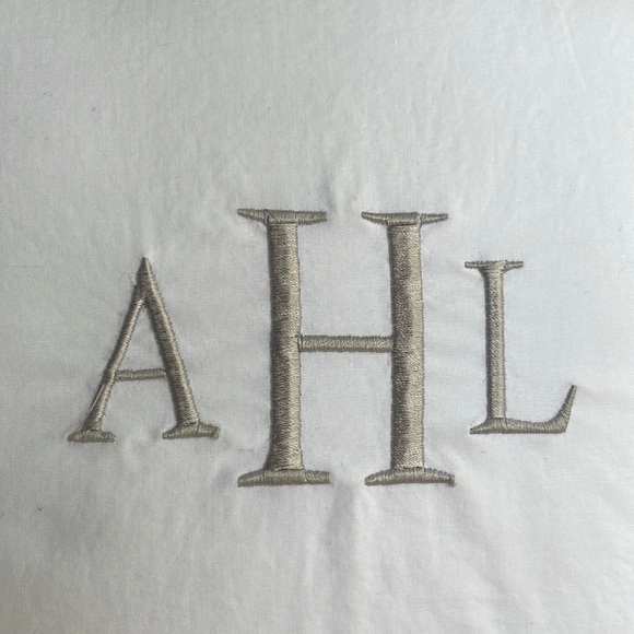 Pottery Barn AHL monogrammed pillow - Picture 2 of 4
